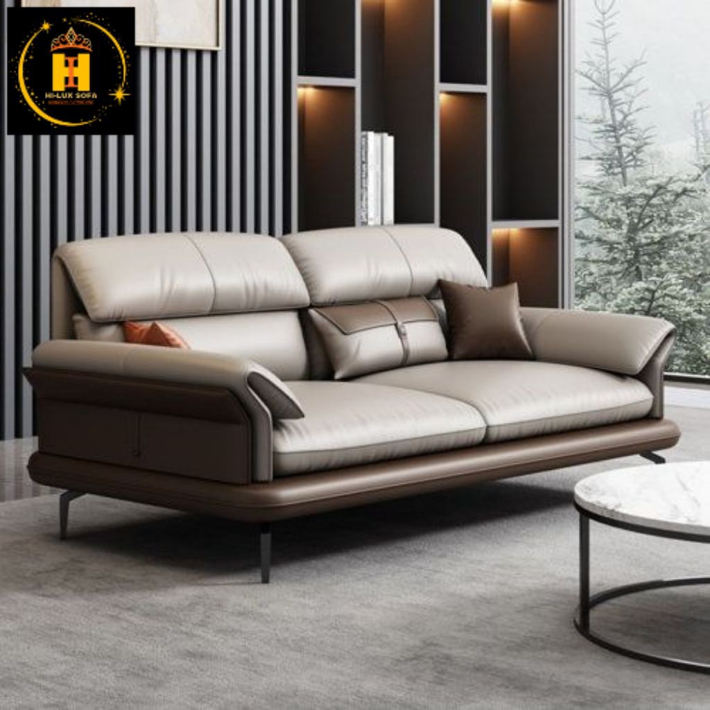 Sofa Minimalis 2 Seater Sofa Kulit Syntetis Gratis Pengiriman