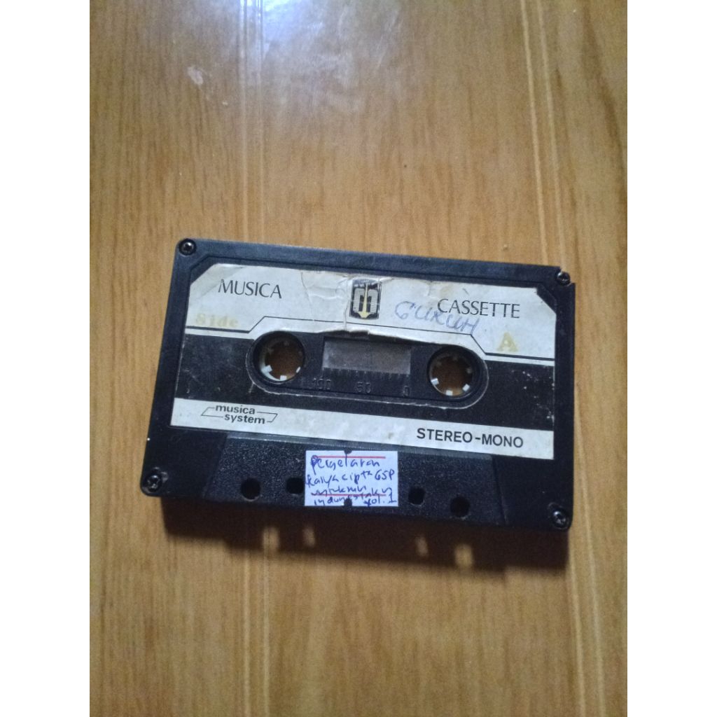 isian kaset pita pergelaran karya cipta guruh sukarno putra - untukmu indonesiaku vol 1 | tanpa cove