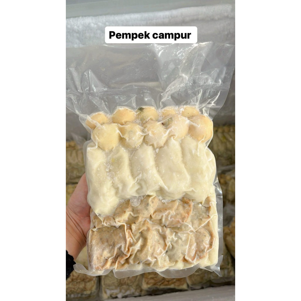 

PO (Pre Order) Pempek ikan tenggiri isi 50 pcs campur