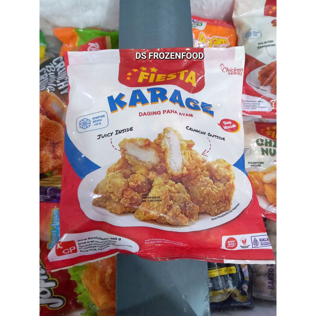 

Fiesta Karage 400gr | Daging paha ayam tanpa tulang | karage