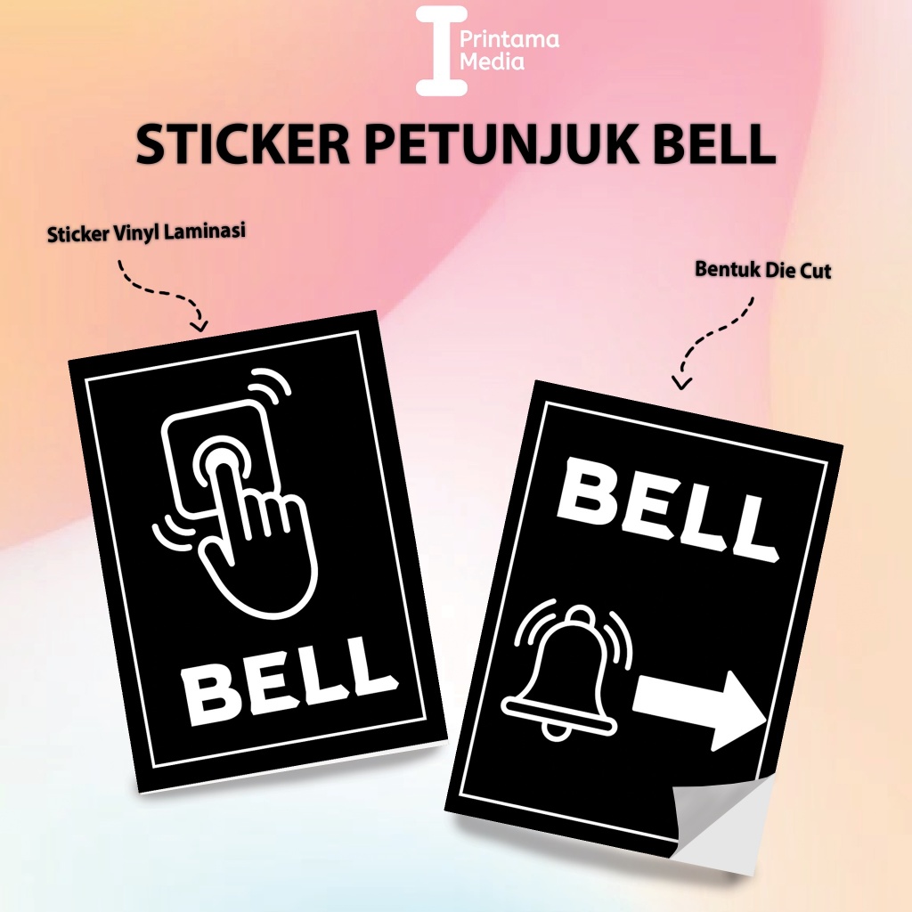 

Papan Petunjuk Bell Akrilik / Acrylic Sign Signage Bell / Tanda Bel Akrilik UV Printing Tahan Air