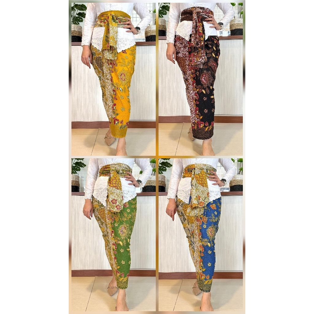 Kamen Bali Semi ATBM Kamen Set Selendang