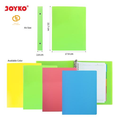 

Binder Note Joyko Ukuran A5 (Warna Terang)
