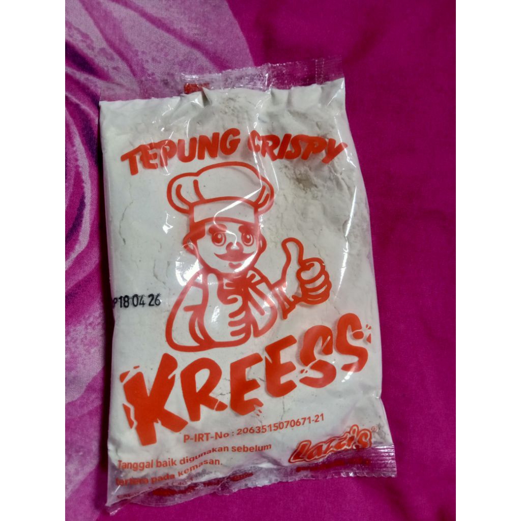 

Bumbu Tepung Crispy Kreess kemasan 100 gr Tepung Siap Saji
