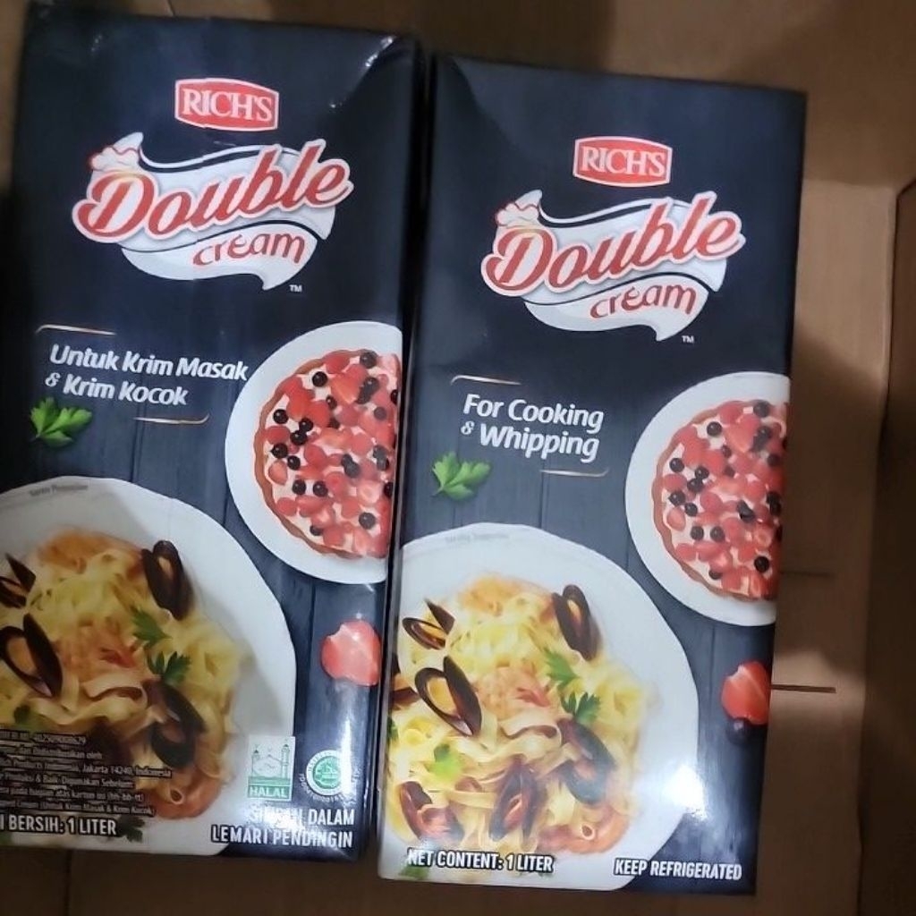 

Rich's Doubke cream for cooking & whipping 1liter