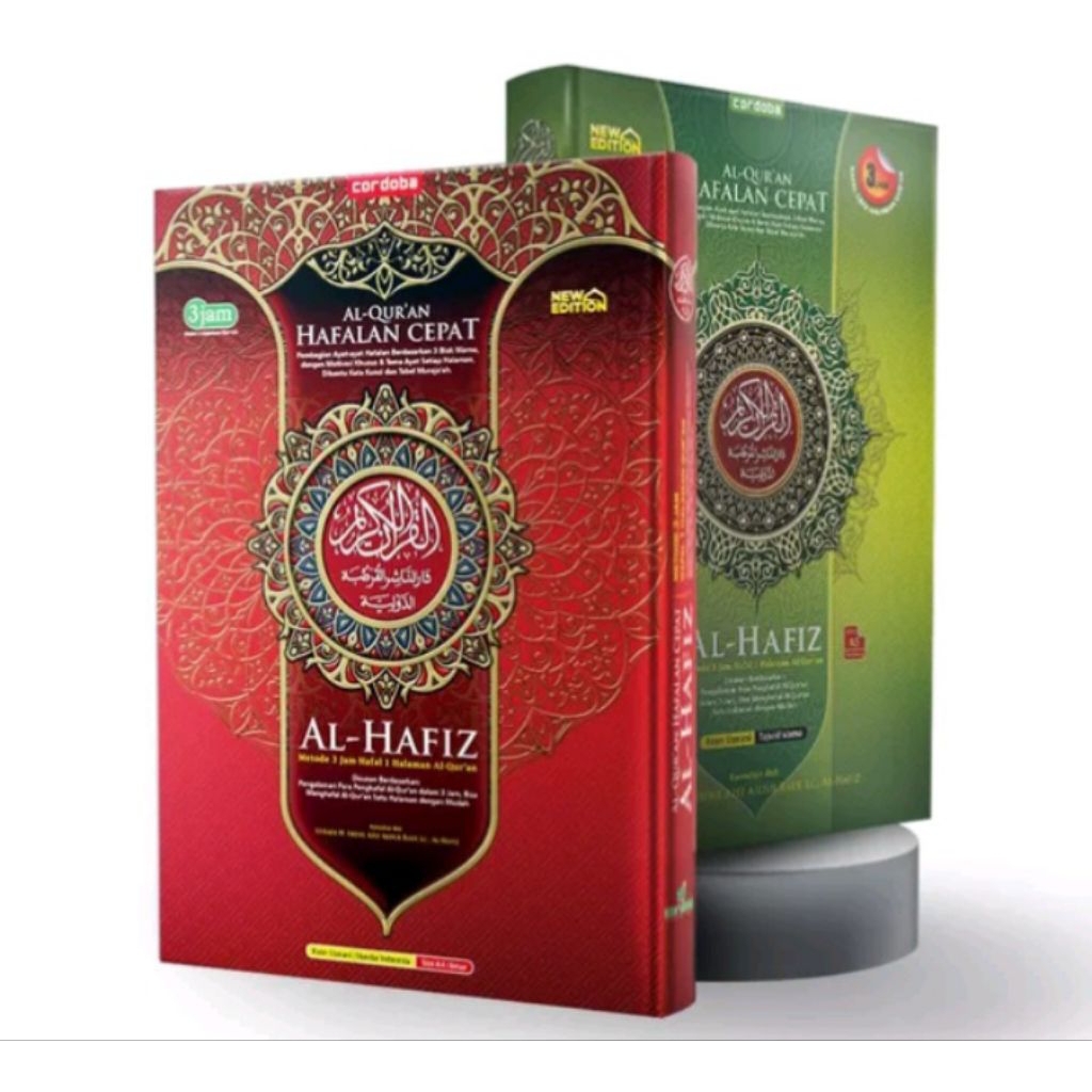 Al Quran Hafalan Al Hafiz A4 besar 3 Blok Warna