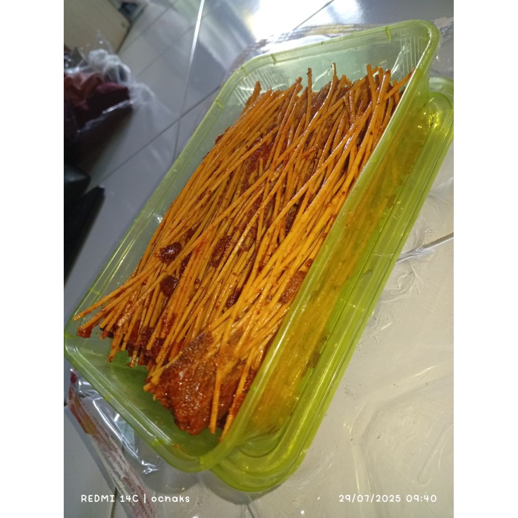 

Biting Lidi Gepeng kemasan Box