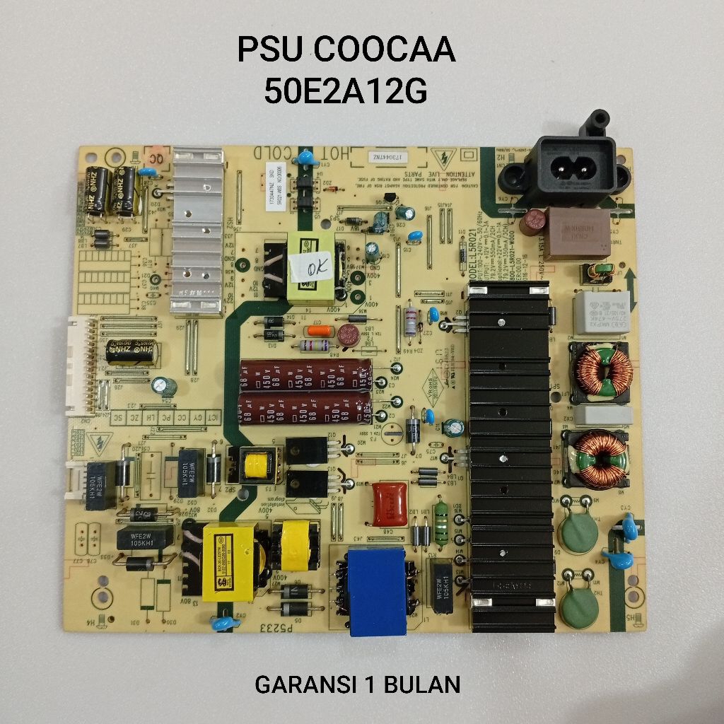 POWER SUPPLY COOCAA 50E2A12G - PSU - REGULATOR - MESIN TV COOCAA