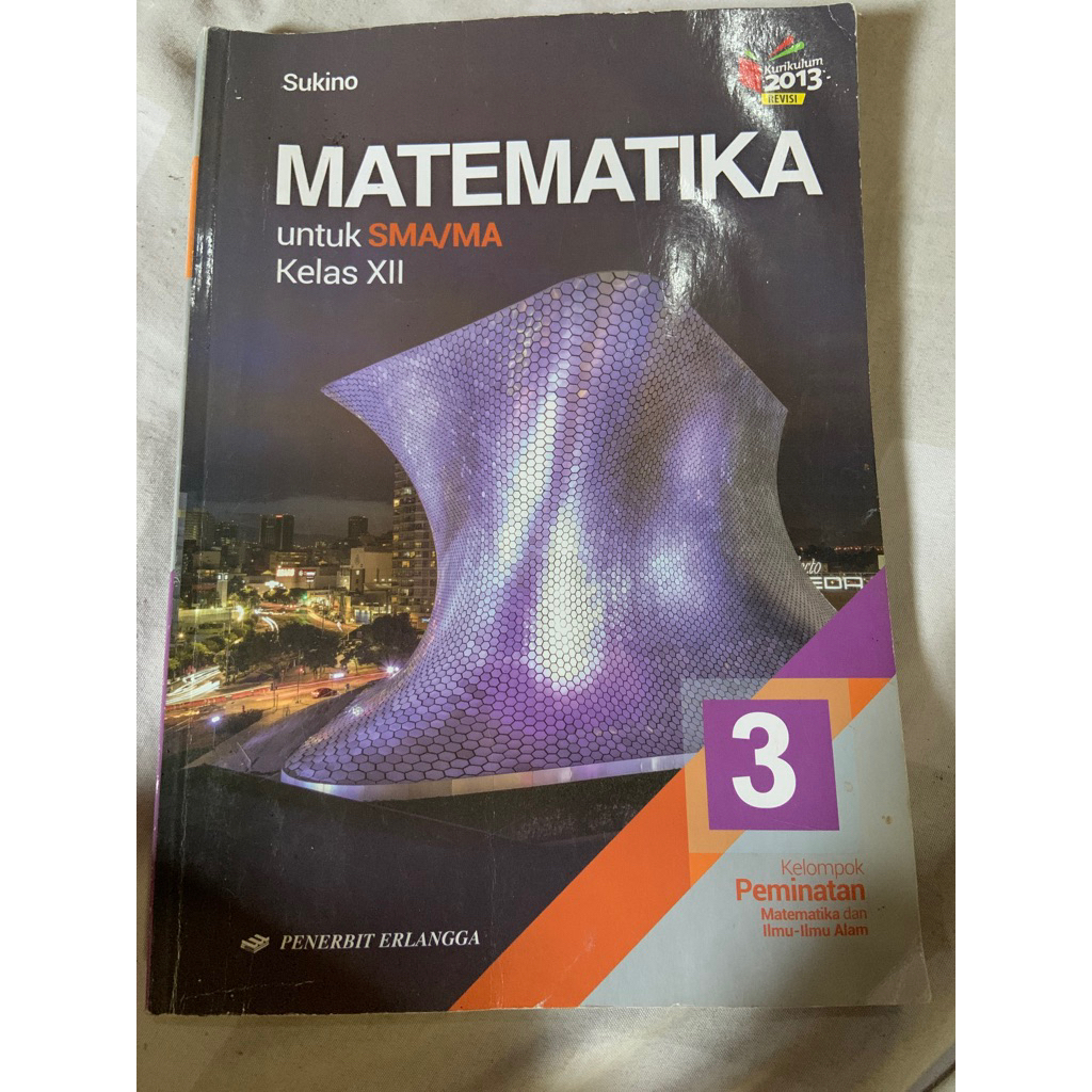 PRELOVED BUKU PAKET MATEMATIKA PEMINATAN KELAS 12