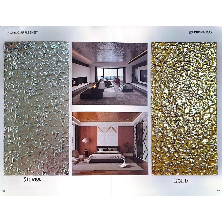 

Akrilik Lembaran / Acrylic Sheet RIPPLE UK 122 x 244cm PRONAMAX