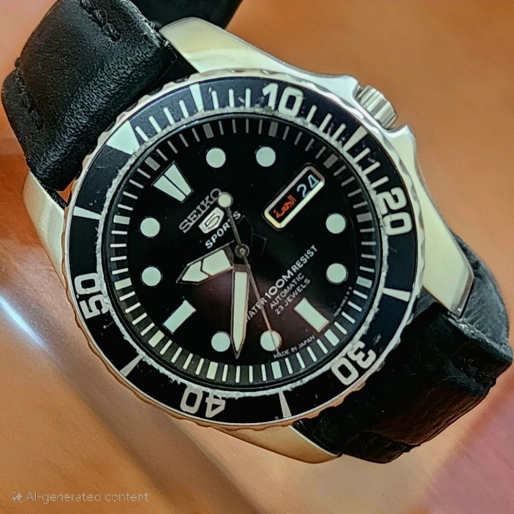 Jam tangan SEIKO 5 SPORTS SNZF17J1 SEA URCHIN AUTOMATIC ORIGINAL