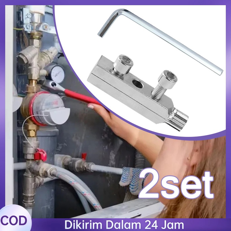 2 Set Obeng Alat Pembuka Kran Patah Pipe Screw Extractor Alat Pembuka Kran Patah Bolt Pipe Screw Ext