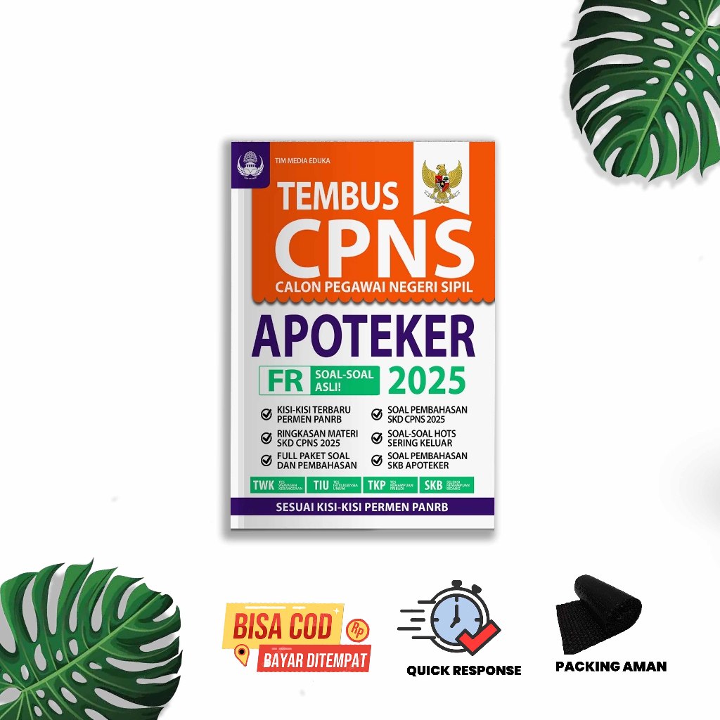Buku Tes CPNS 2025 - Tembus CPNS Apoteker 2025