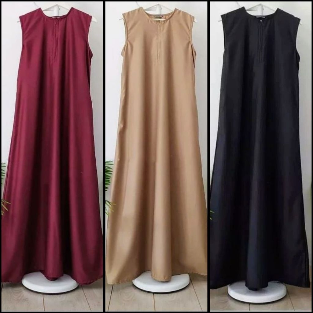 Inner dress jumbo katun big size over size busui busui non busui daleman gamis baju kutung lekbong t