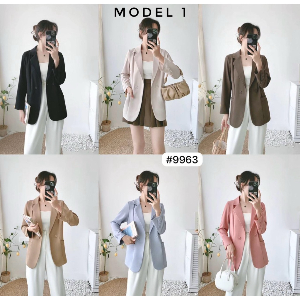 BLAZER WANITA  / ATASAN BLAZER WANITA/ BAJU KANTORAN CARDIGAN
