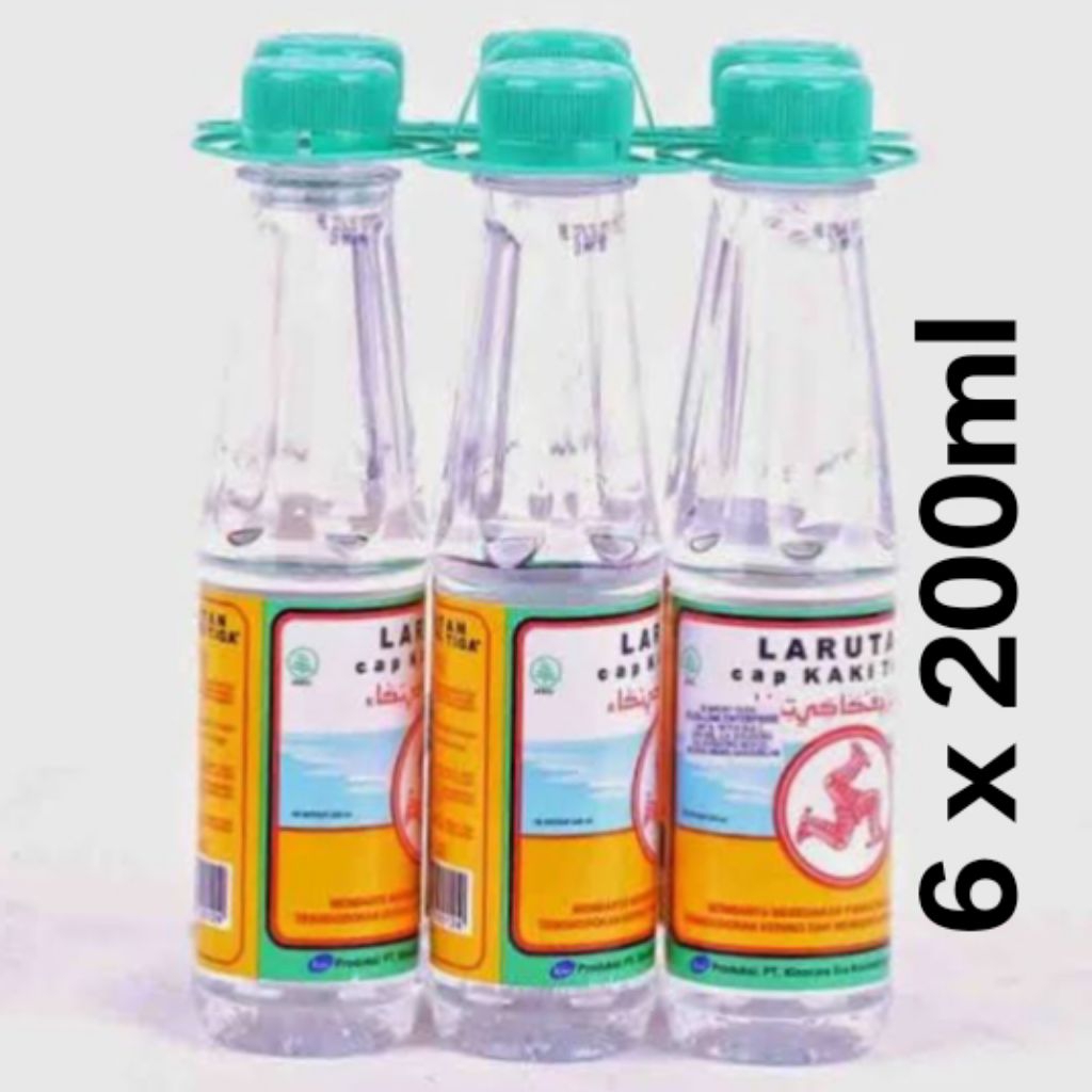 

Larutan Cap Kaki Tiga Botol 200ml (6 botol)