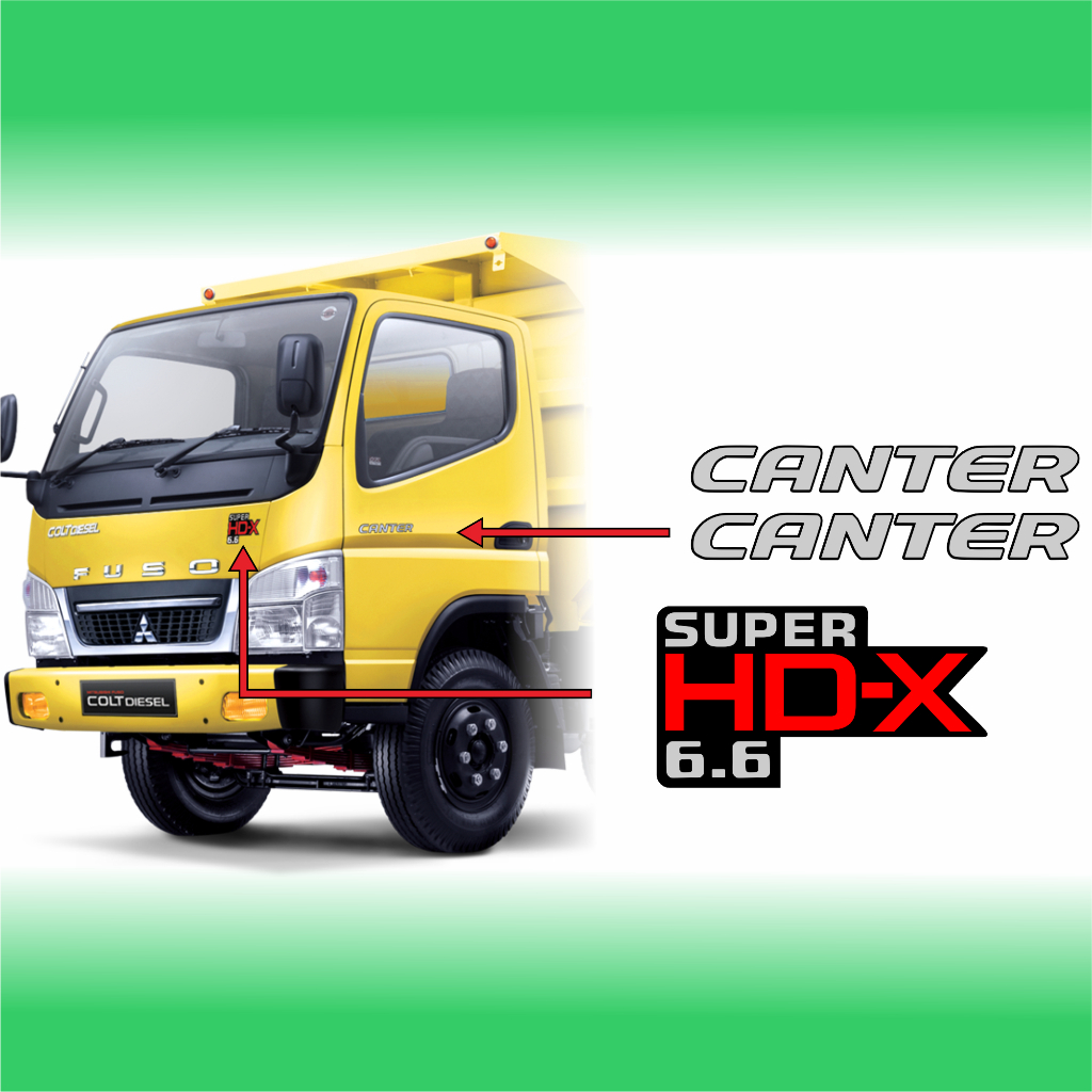 STIKER canter  SUPER HDX 6.6 / STIKER EMBLEM