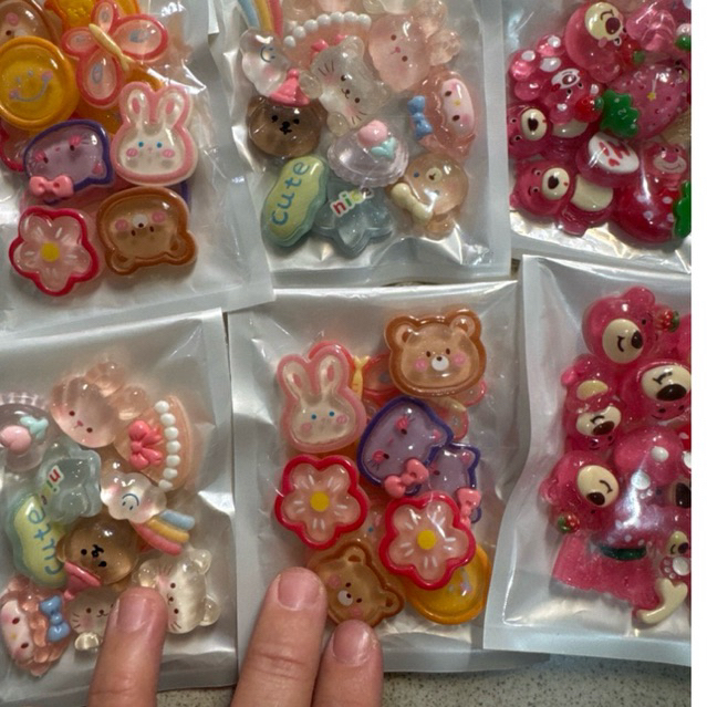 12 Pcs Clay Resin Lucu | Resin Clay Boneka