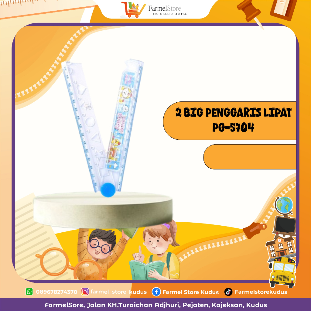 

Big Penggaris Lipat PG-5704 30cm
