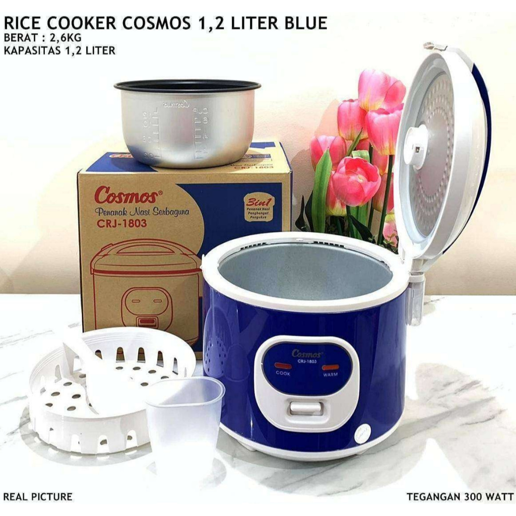 RICE COOKER COSMOS 1,2 LITER BLUE