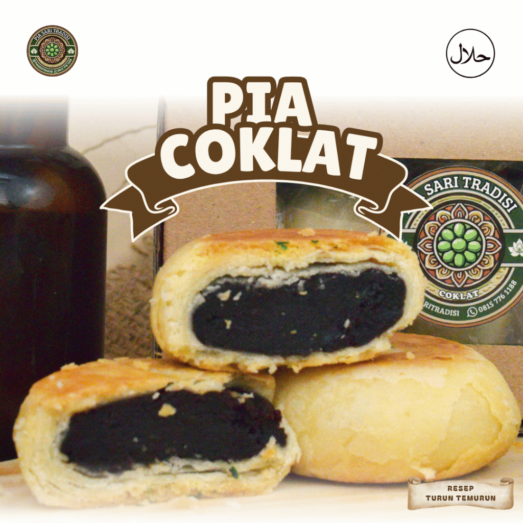 

Pia / Bakpia Coklat Halal tanpa Pengawet - Pia sari tradisi