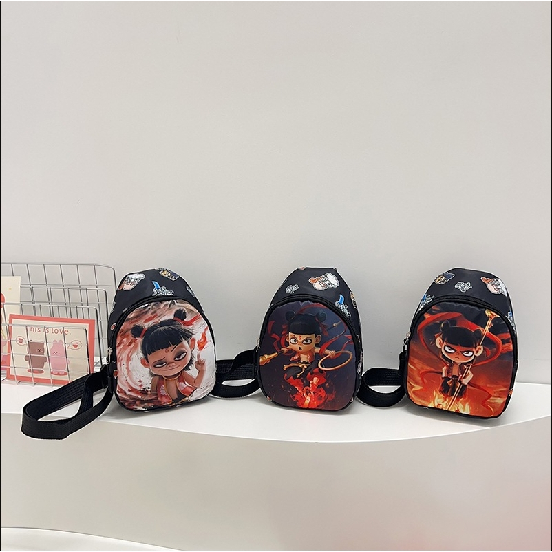 Tas Selempang Anak nazha series/Waistbag Karakter TAS Bahu Anak Perempuan/Laki-Laki TAS Jalan-Jalan/
