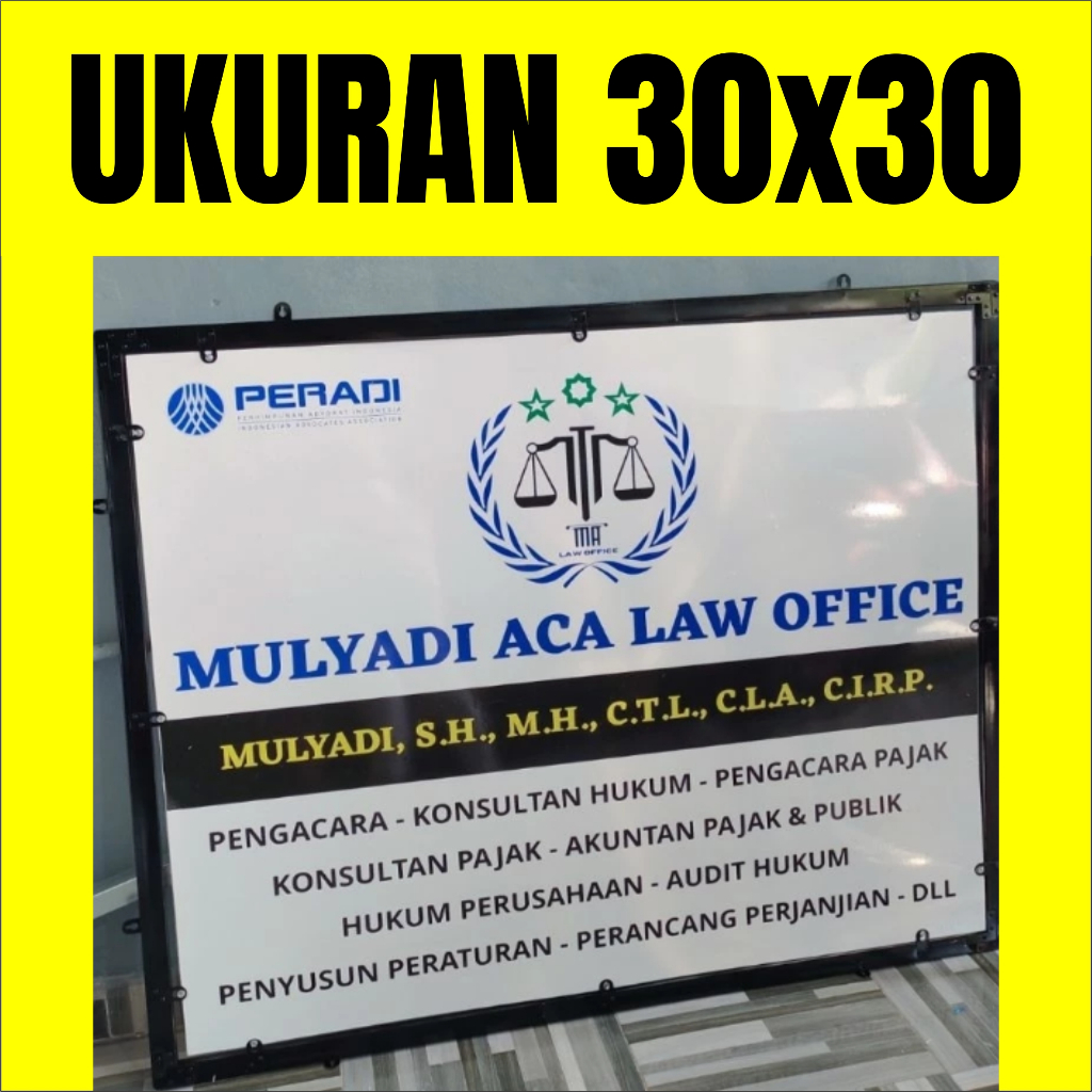 

Papan Nama Acrylic 30x30 Papan Nama Dokter Plang Bidan Praktek Sekolah Sign Label 30*30 Akrilik