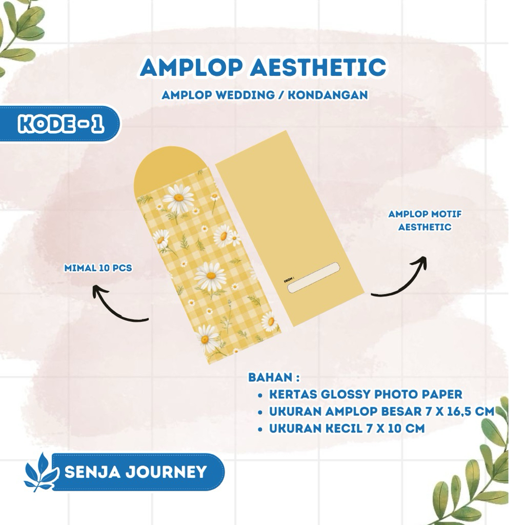 

Amplop / Angpao Wedding Aesthetic – Glam Wedding