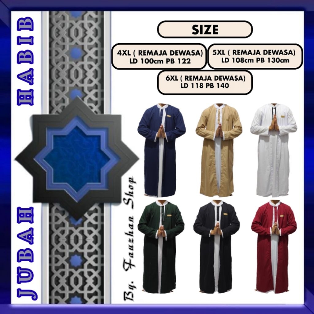 Jubah Pria Terbaru | Jubah Pria Dewasa | Jubah Habib