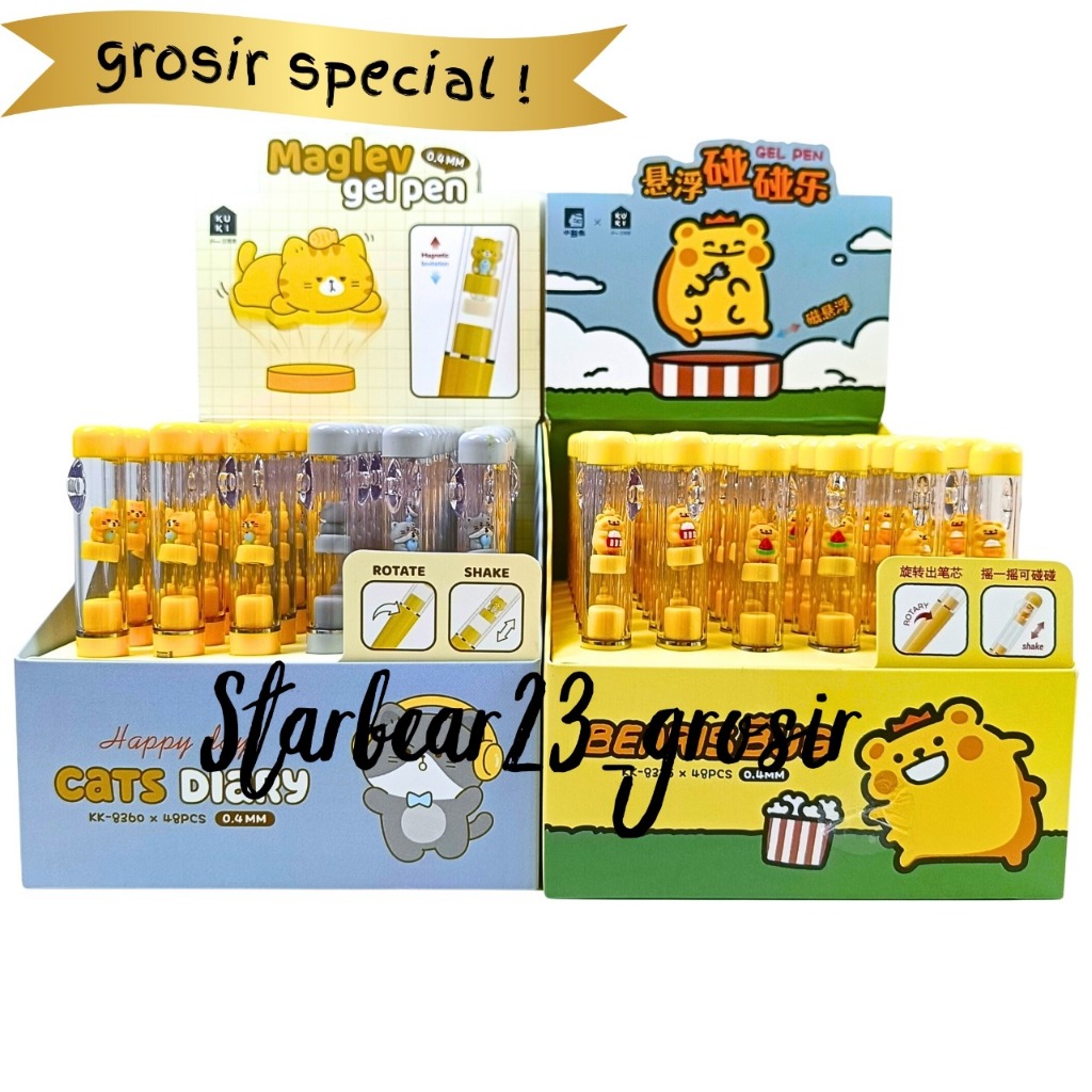 

Bolpen Gel Transparant the Magical Cat Kuki (CIA 670)