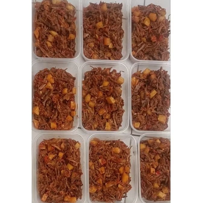 

Daging Suwir Balado Kentang 1kg
