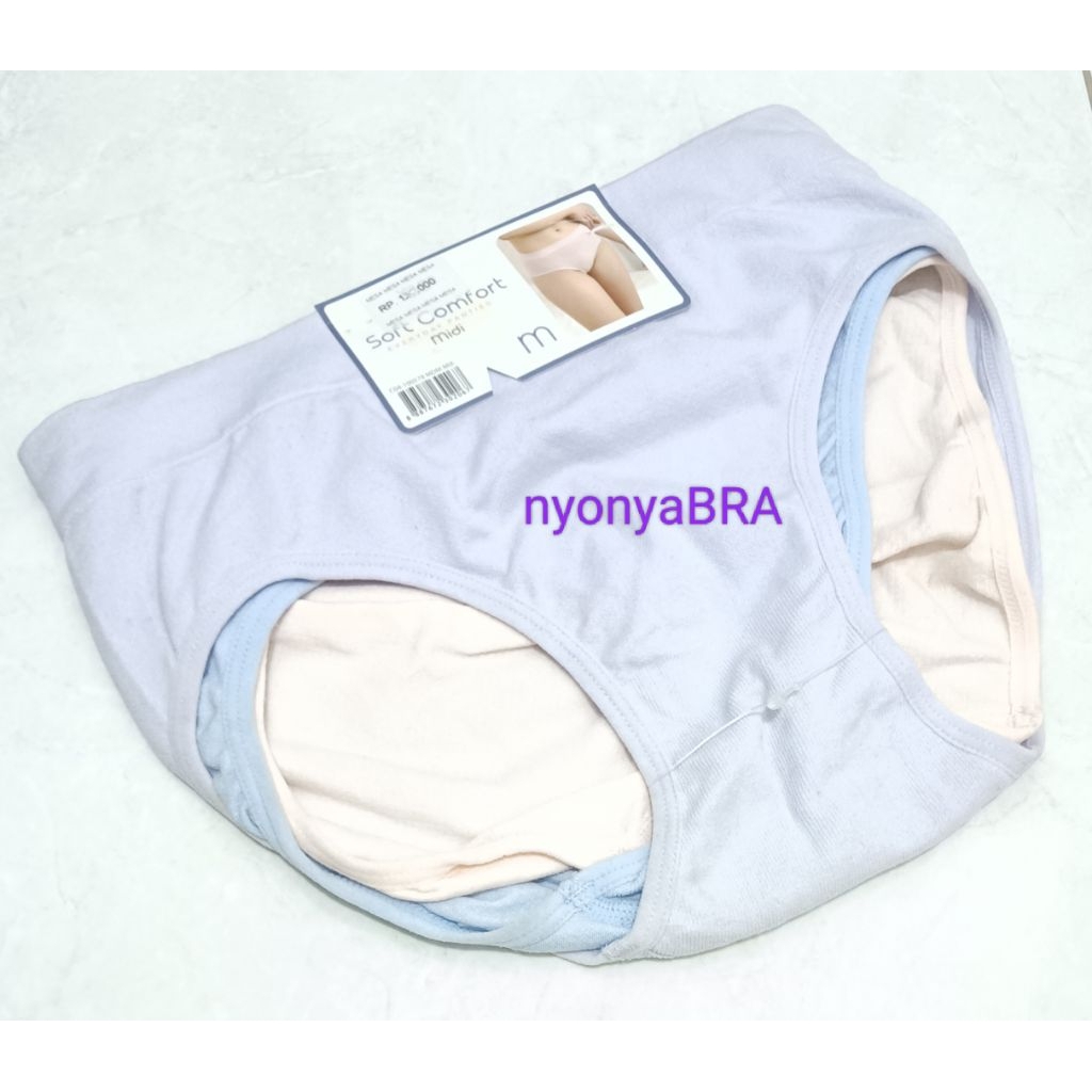 Young curves panty  set isi 3 pcs L  , C04-100578