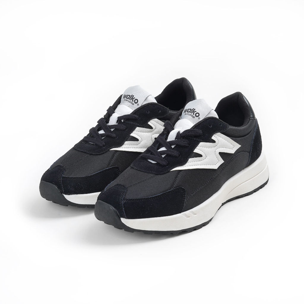 Walko - Sepatu Sneakers Pria Casual Esprit Classic Black