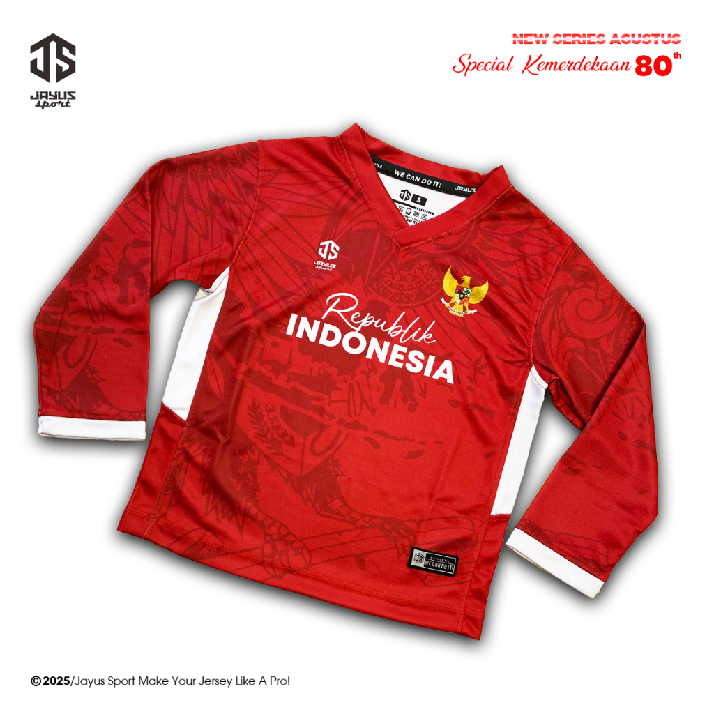 JERSEY FANTASI INDONESIA SERIES DIRGAHAYU GARUDA ANAK | JERSEY SEPAK BOLA KIDS | JERSEY BOLA ANAK
