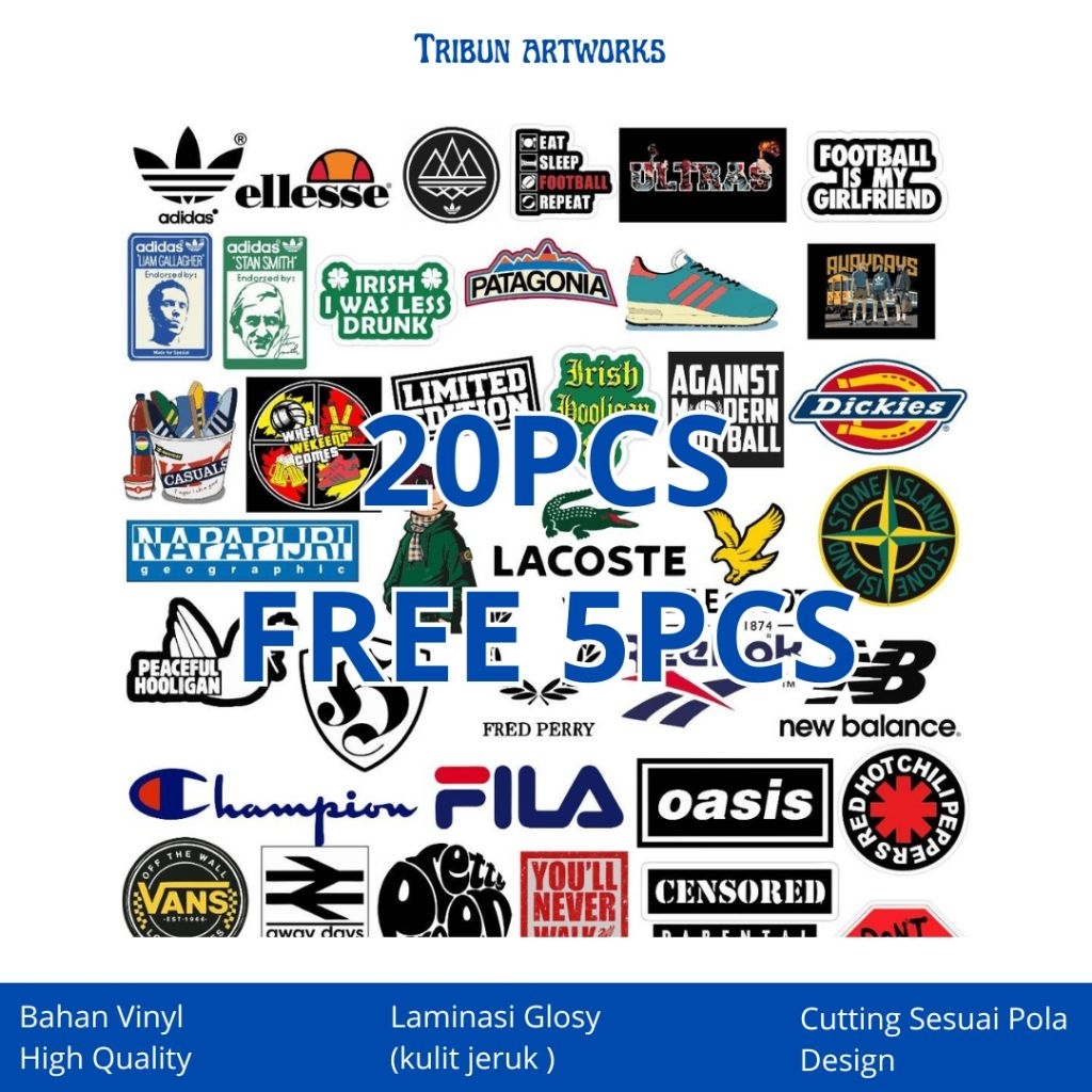 

STICKER CASUAL FOOTBALL | STICKER HP STICKER LAPTOP STICKER PACK ANTI AIR STICKER