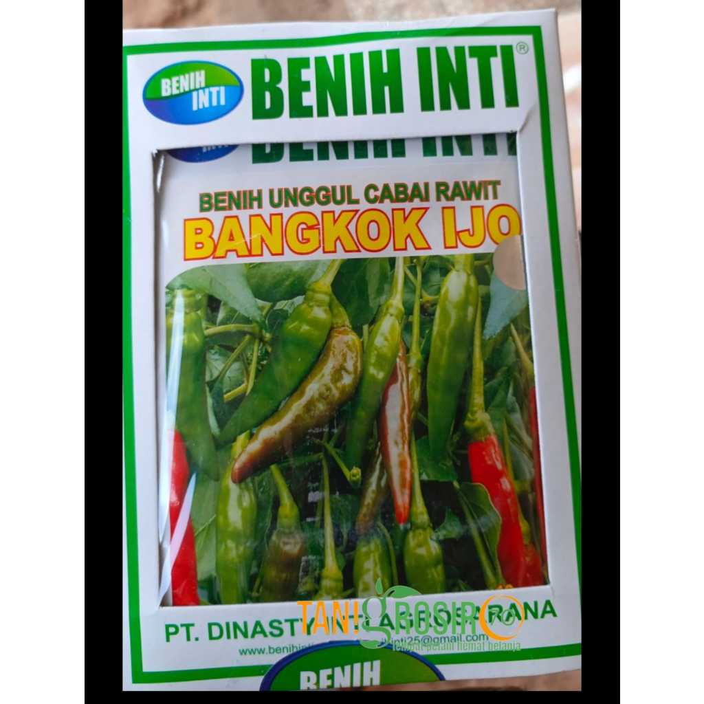 Benih Cabe Rawit Bangkok Ijo 10 Gram Asli Cap Benih Inti / Bibit Cabe Rawit - buah rawit hijau merah
