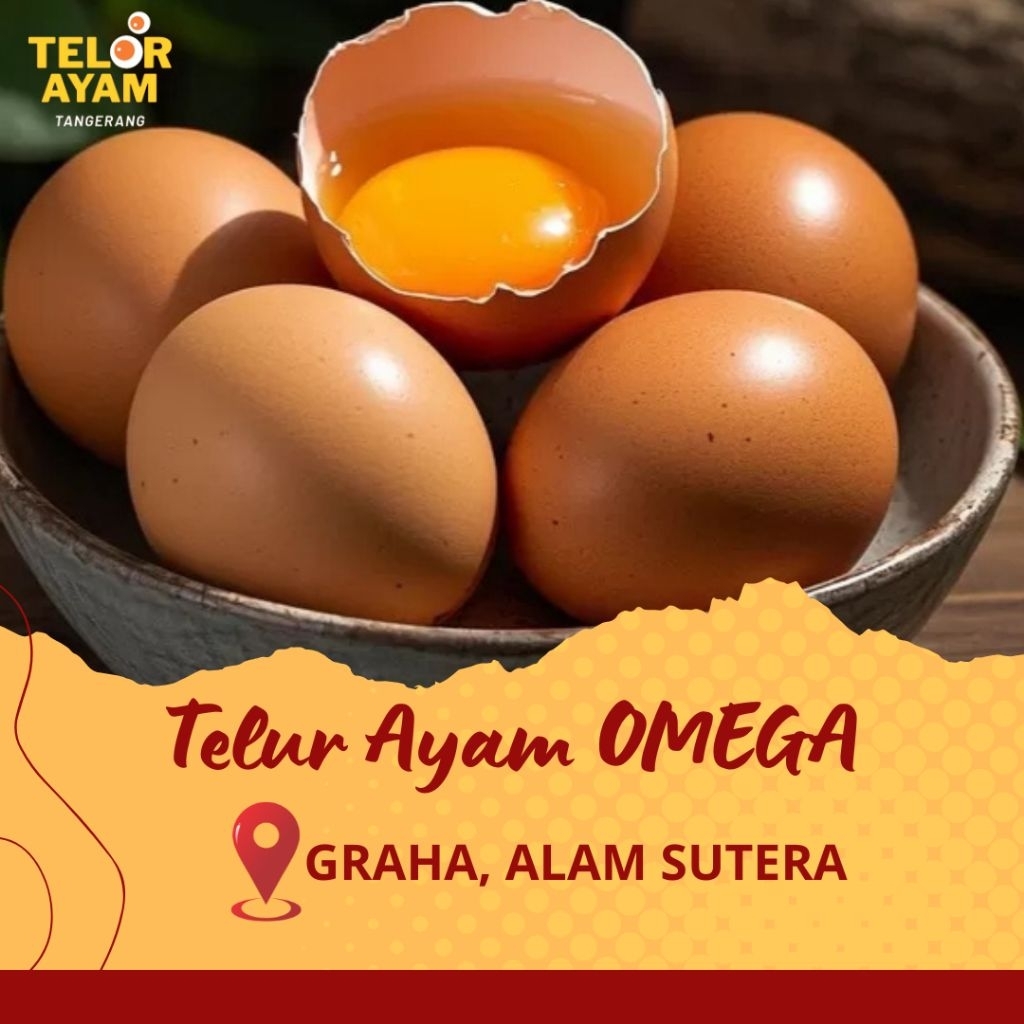 

Telur Ayam OMEGA 3 - 10 pcs Grade A