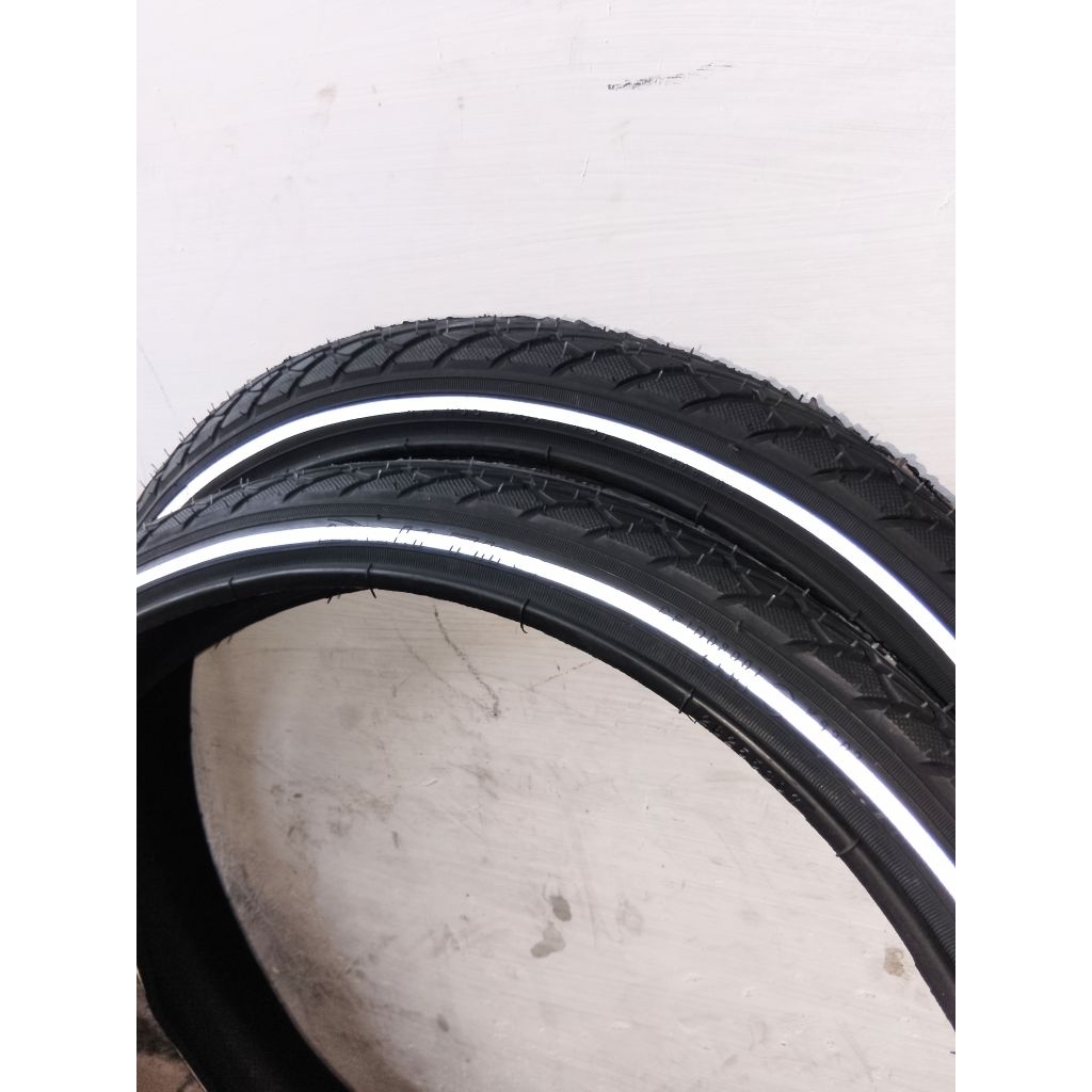 Ban Luar Sepeda 20 x 1.75 Swallow Reflektif Ban sepeda Menyala Ban Sepeda List Menyala 20 x 1.75