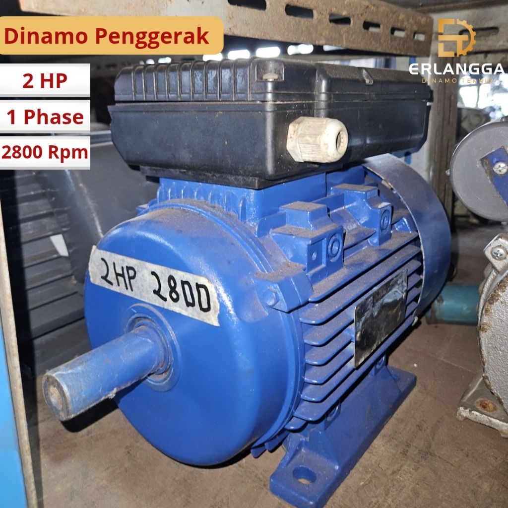 Dinamo Penggerak  2 HP - 2800 Rpm - 1 Phase