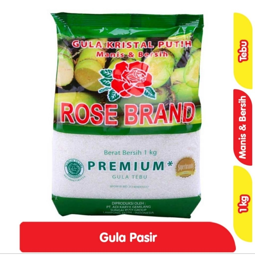 

Gula Rose Brand Hijau 1Kg – Gula Pasir Halus Berkualitas