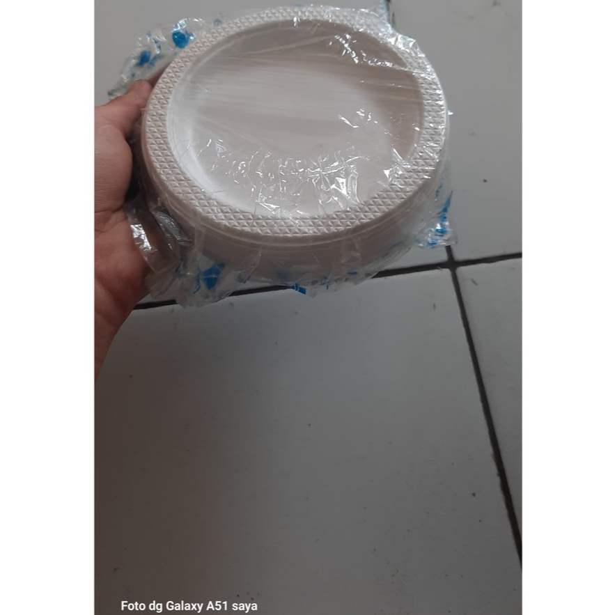 PIRING PLASTIK PUTIH ( P-9/ P-7/ P-6 ) MANGKOK PLASTIK PUTIH KECIL