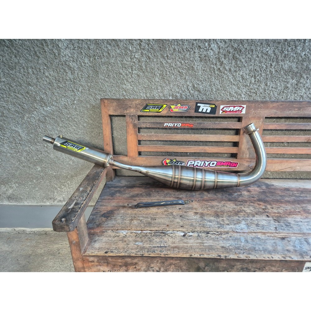 Knalpot Kolong Noguchi 90 Rxking SMR Jogja Stainless