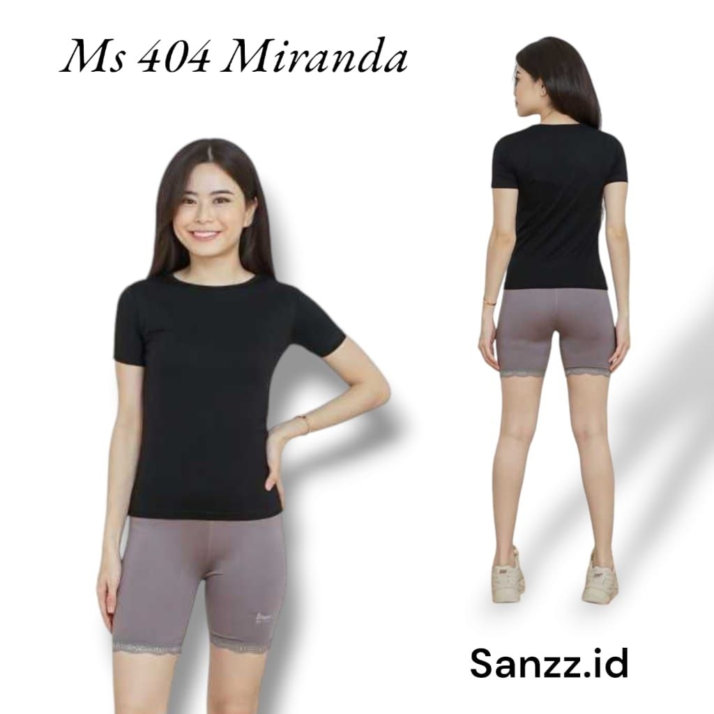 Manset Atasan Miranda O-Neck Lengan Pendek 404 - Manset lengan pendek - Manset Wanita - Baju wanita