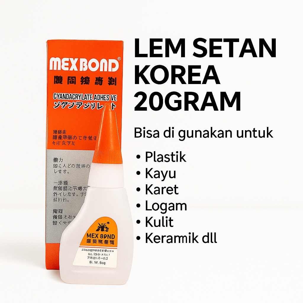 

Lem Setan Korea Mexbond Altico Cair 20gr