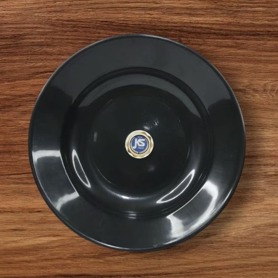 PIRING PLASTIK 6 PCS WARNA HITAM