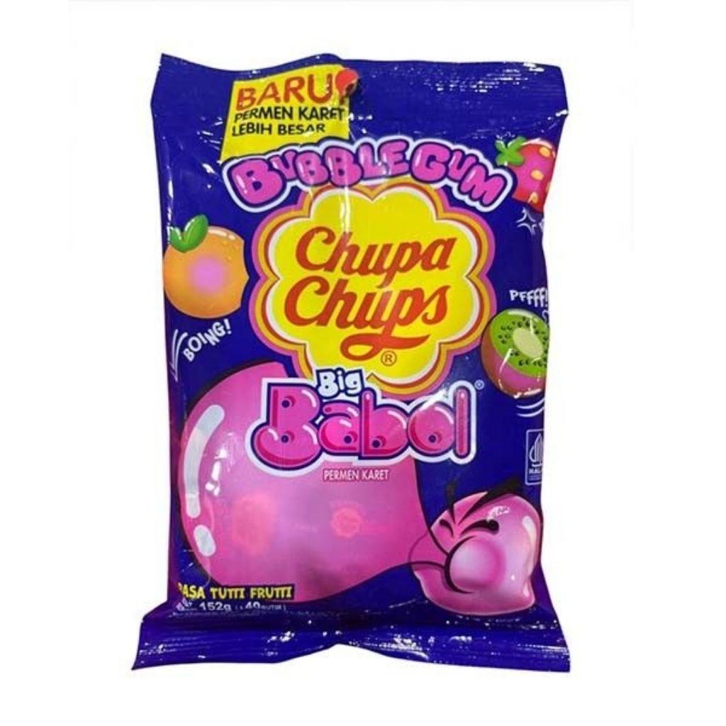 

BIG BABOL Tutti Frutti Permen Karet (40pcs)