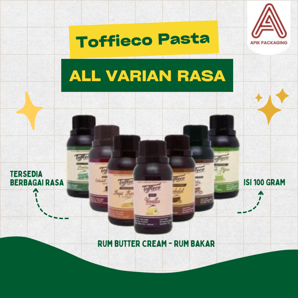 

Toffieco Rum Bakar 500 gr / Rum Butter Cream 100 gr