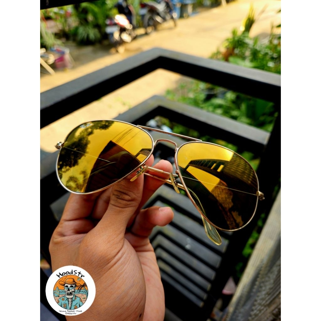 Kacamata Ray-Ban Aviator Made In Italy - Bekas Original