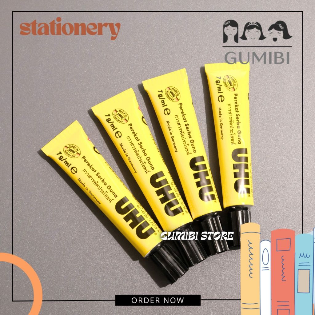 

LEM UHU 7ML LEM CAIR UHU LEM SERBAGUNA LEM BENING PEREKAT SERBAGUNA TERMURAH GUMIBI STORE