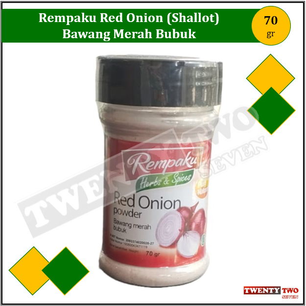 

[6 X]Rempaku Bumbu Dapur Red Onion Powder 70 gr